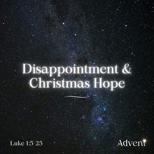 Disappointment and Christmas Hope